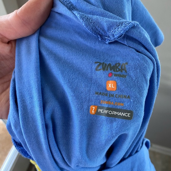 Zumba scoop neck tie back top - Picture 4 of 6